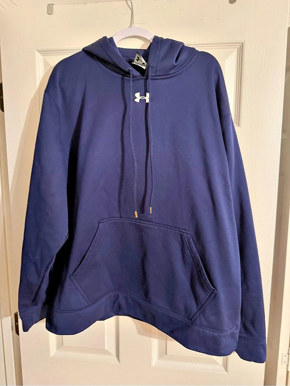Under Armour Rival Fleece Pullover Hoodie Blue XL